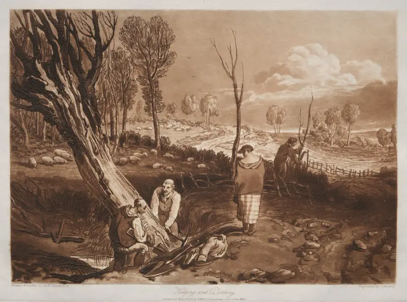 Hecken und Gräben von Joseph Mallord William Turner