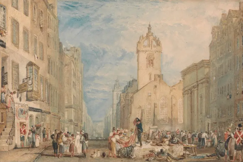 High Street w Edynburgu, Joseph Mallord William Turner