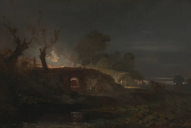 Limekiln at Coalbrookdale av Joseph Mallord William Turner