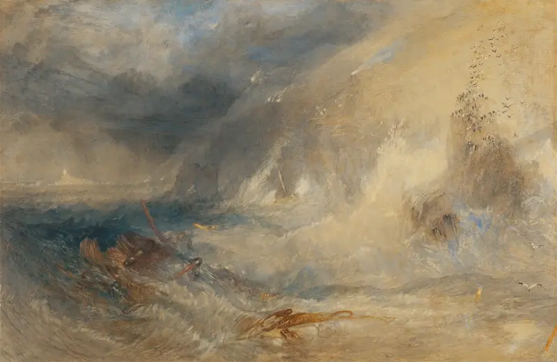Long Ship’s Lighthouse, Land’s End av Joseph Mallord William Turner