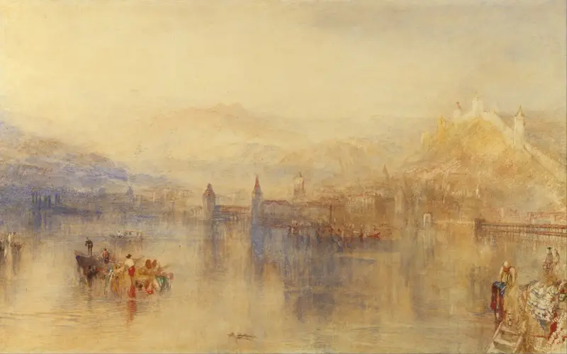 Luzern vom See von Joseph Mallord William Turner