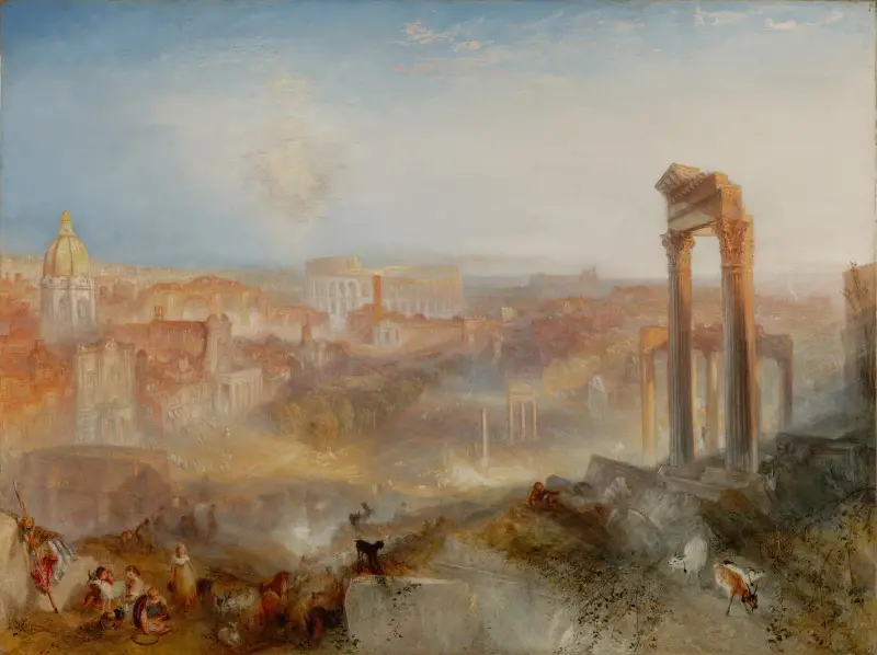 Modern Rome – Campo Vaccino av Joseph Mallord William Turner