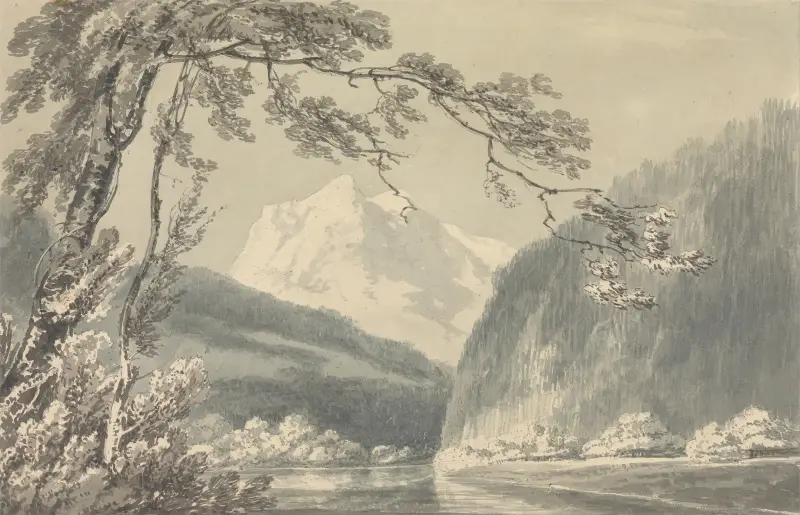 Bei Grindelwald von Joseph Mallord William Turner