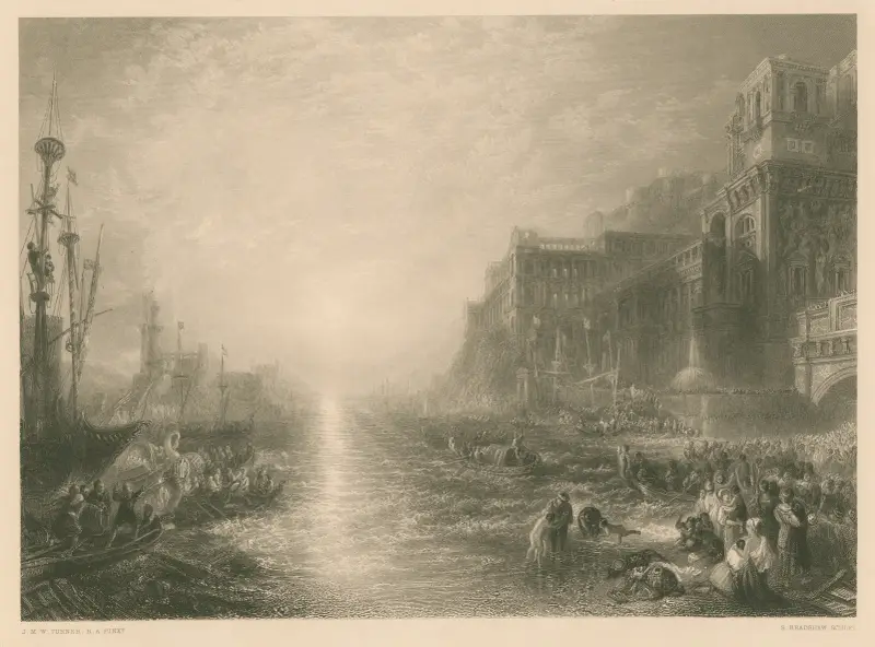 Regulus opouští Kartágo, Joseph Mallord William Turner
