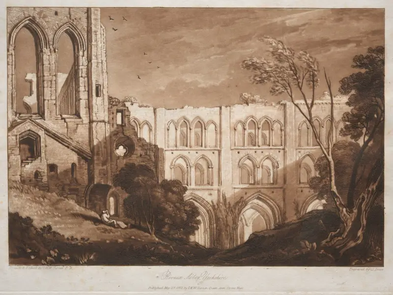 Rivaux Abbey, Yorkshire von Joseph Mallord William Turner