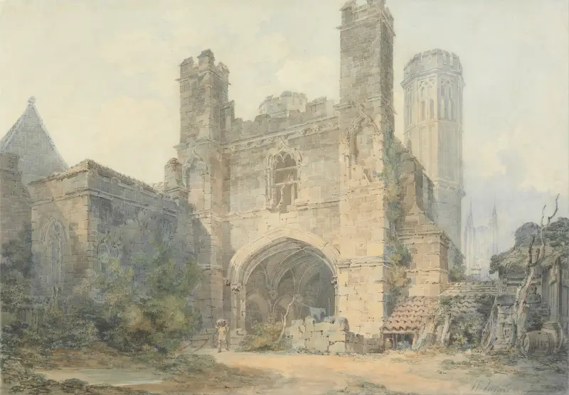 Saint Augustine’s Gate, Canterbury av Joseph Mallord William Turner