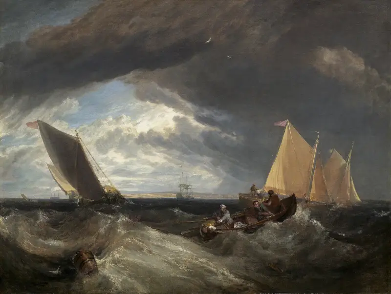 Die Vereinigung von Themse und Medway von Joseph Mallord William Turner