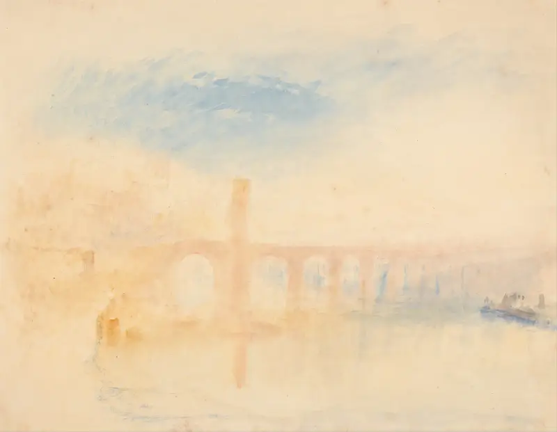 The Moselle Bridge, Coblenz av Joseph Mallord William Turner