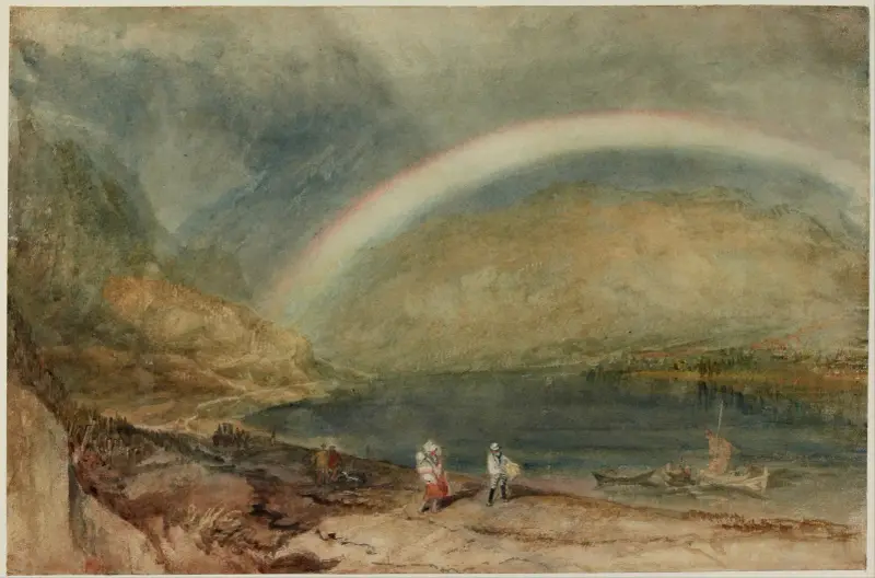 The Rainbow; Osterspai and Filsen av Joseph Mallord William Turner