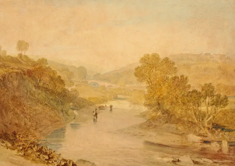 Washburndalen, Lindleybron i fjärran av Joseph Mallord William Turner