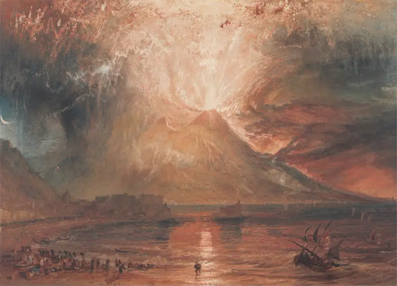 Der Ausbruch des Vesuv von Joseph Mallord William Turner
