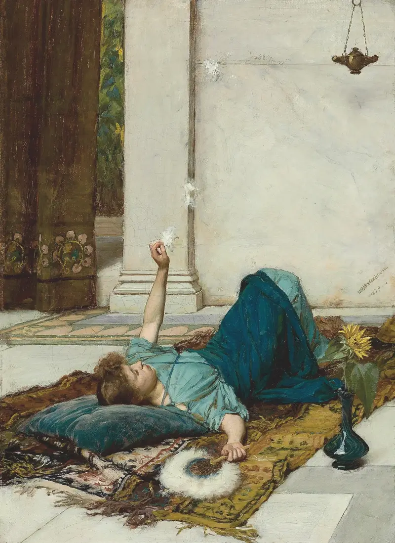 Dolce Far Niente, John William Waterhouse
