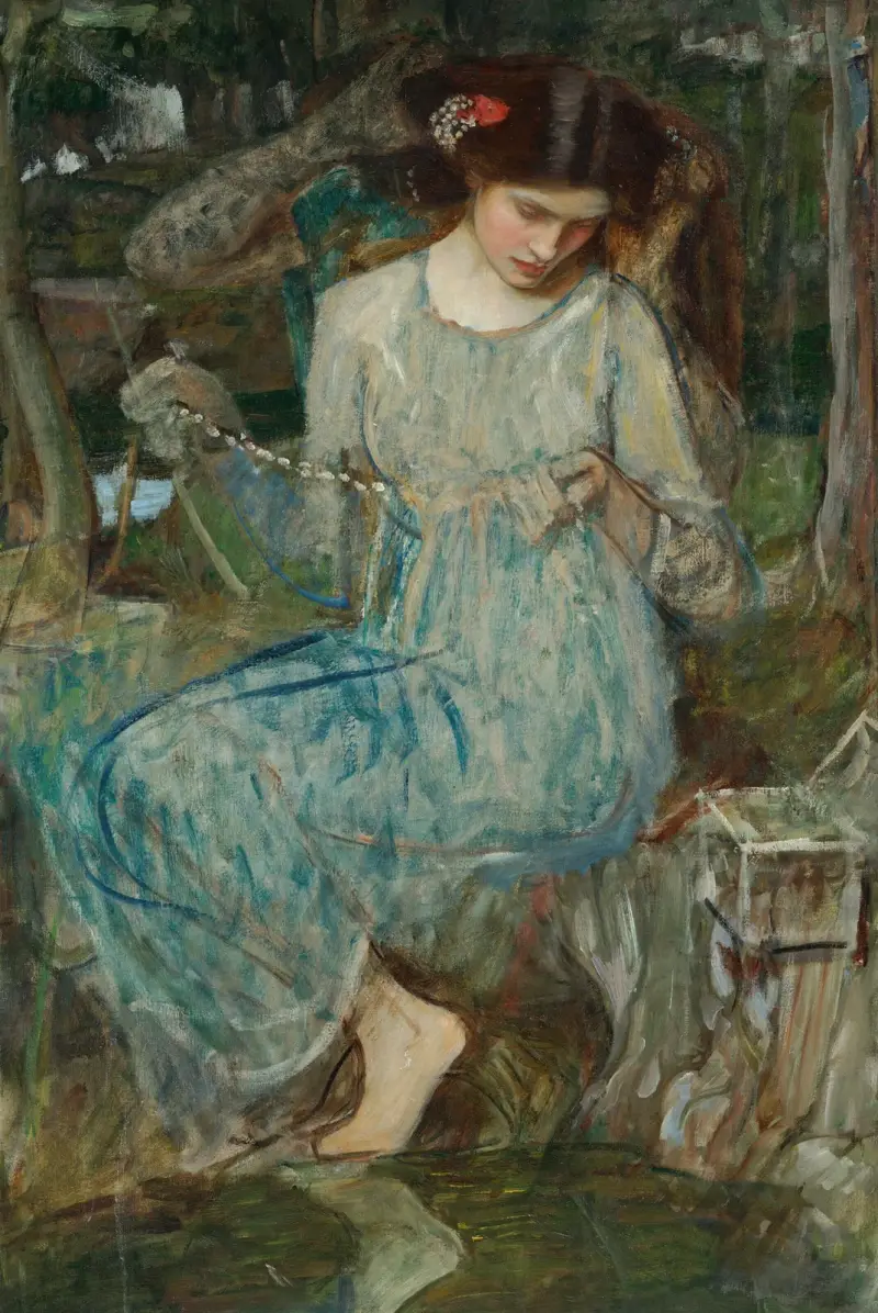 Das Halsband von John William Waterhouse