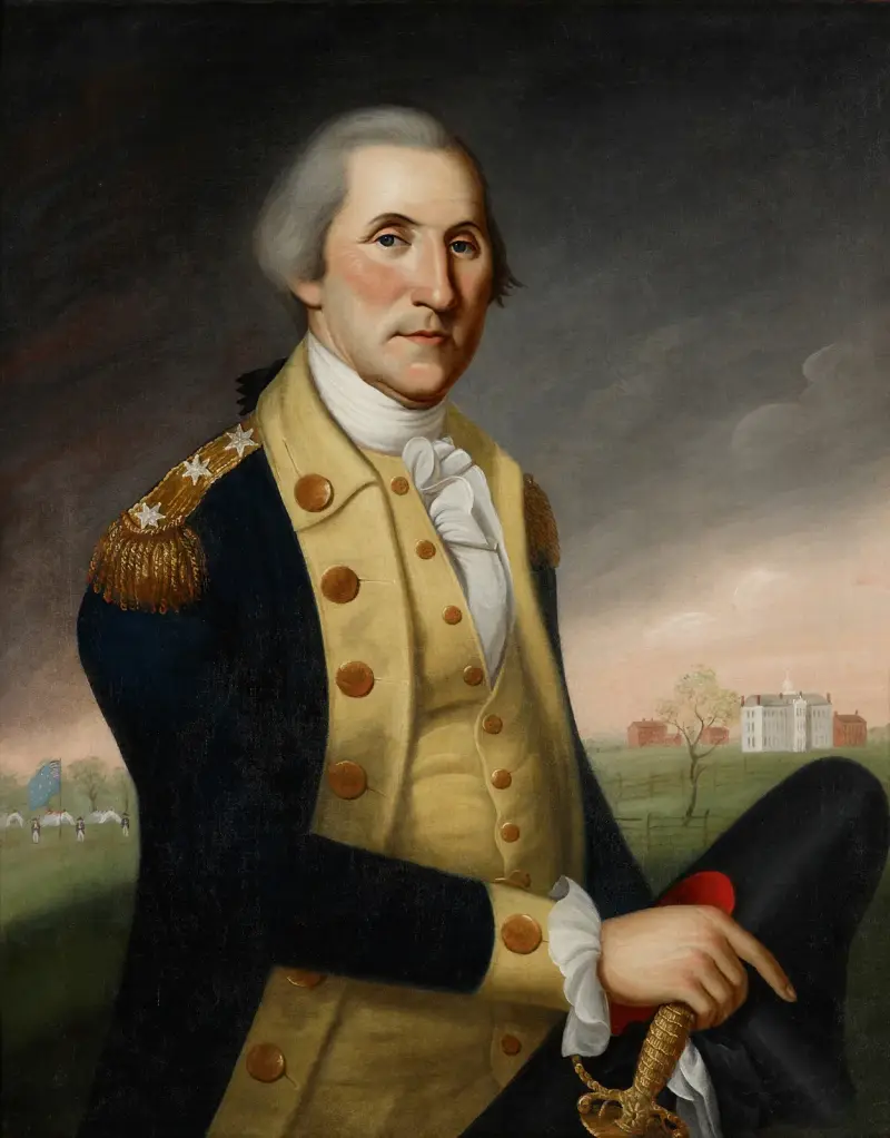 George Washington At Princeton av Charles Willson Peale