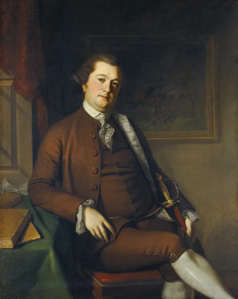 John Philip de Haas av Charles Willson Peale