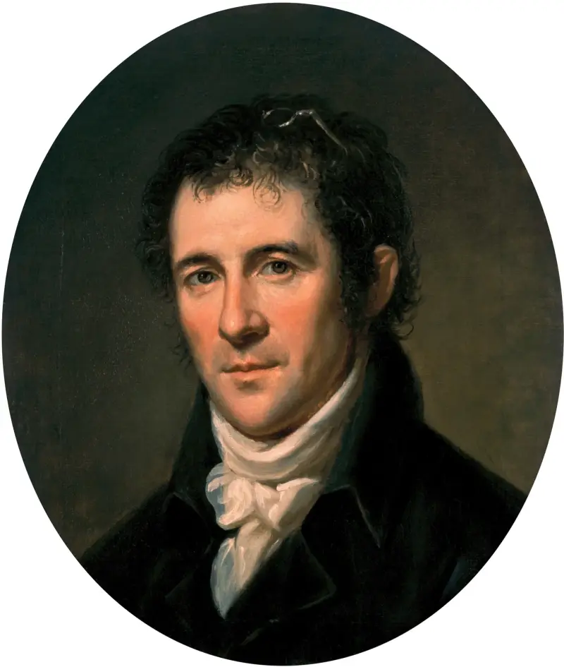 Porträtt av Benjamin Henry Latrobe av Charles Willson Peale