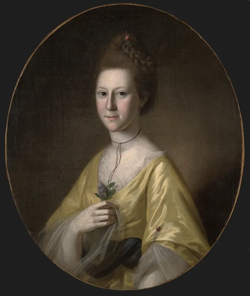 Sophia Gough Carroll av Charles Willson Peale