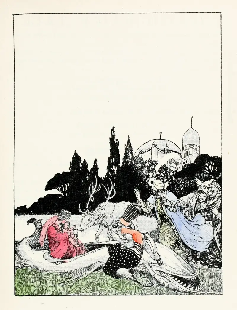 Forty-four Turkish fairy tales Pl 03 av Willy Pogany