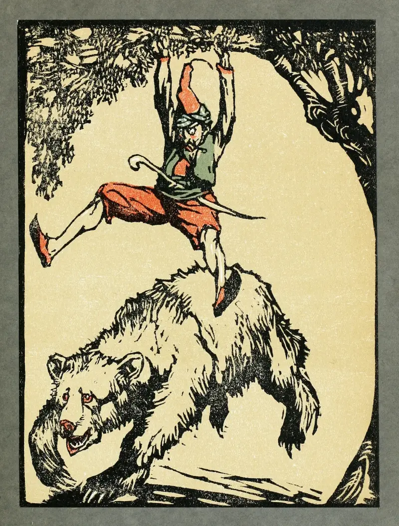 Forty-four Turkish fairy tales Pl 11 av Willy Pogany