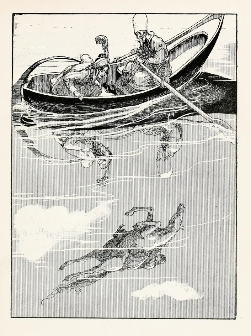 Forty-four Turkish fairy tales Pl 24 av Willy Pogany
