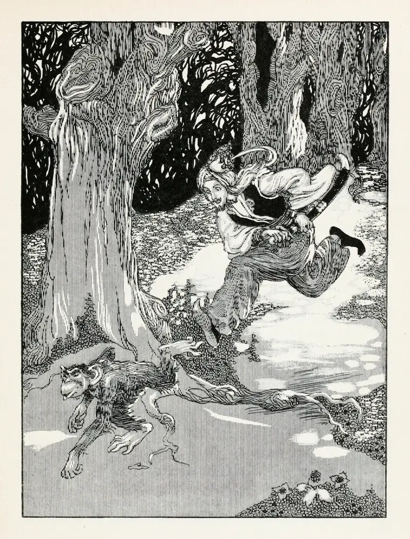 Forty-four Turkish fairy tales Pl 28 av Willy Pogany