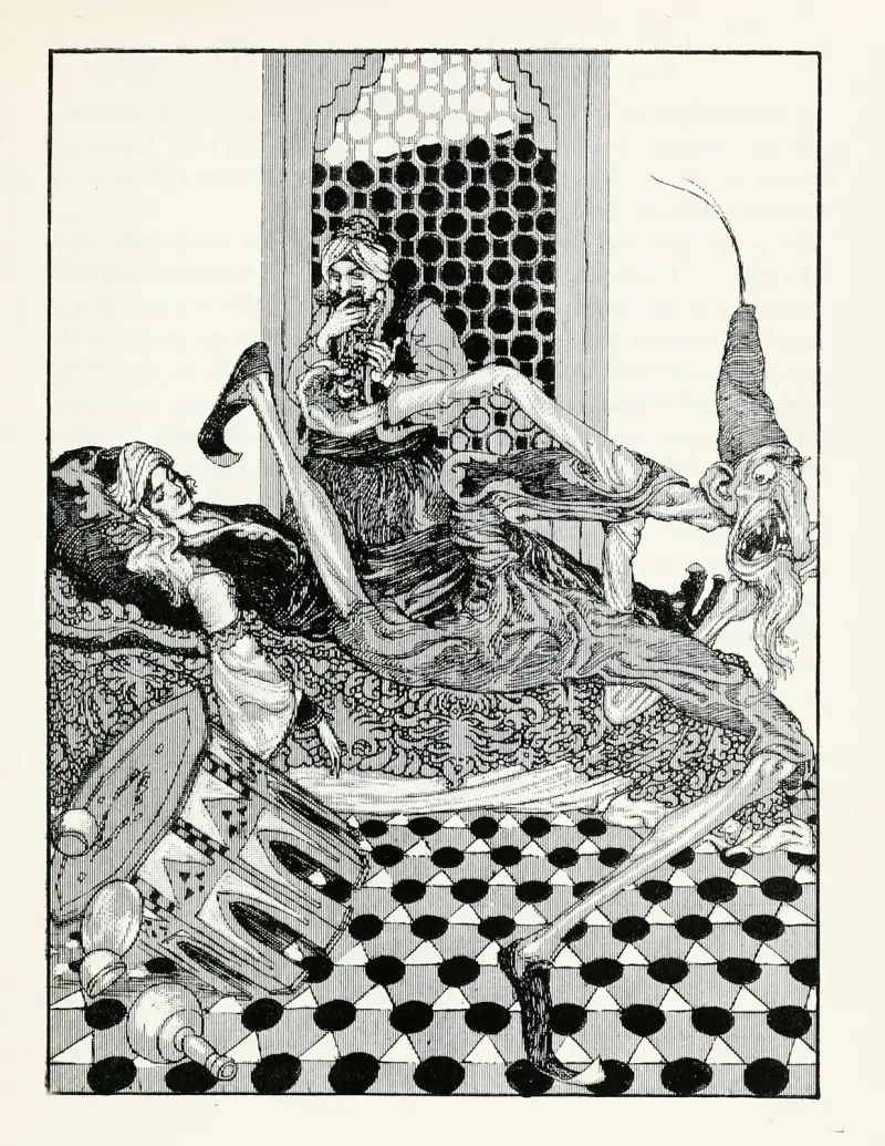 Forty-four Turkish fairy tales Pl 31 av Willy Pogany