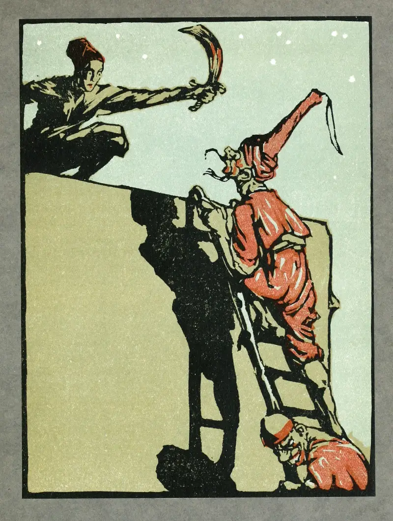 Forty-four Turkish fairy tales Pl 33 av Willy Pogany