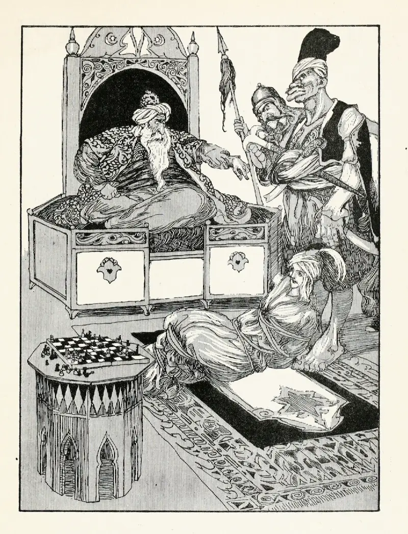 Forty-four Turkish fairy tales Pl 37 av Willy Pogany