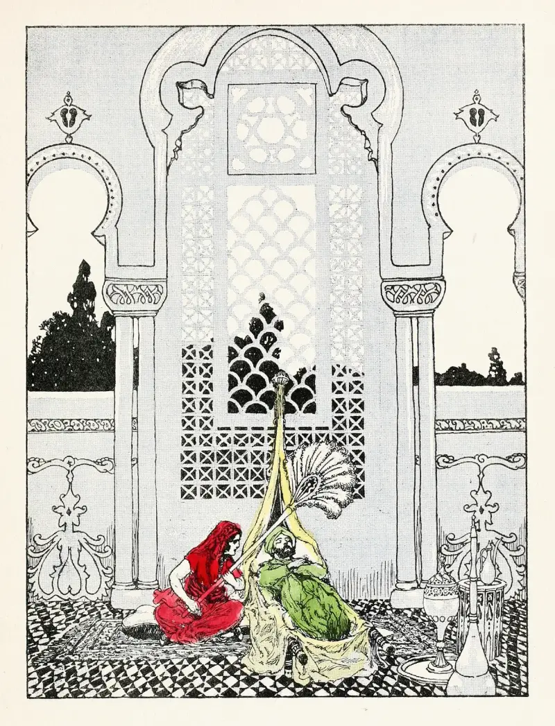 Forty-four Turkish fairy tales Pl 40 av Willy Pogany