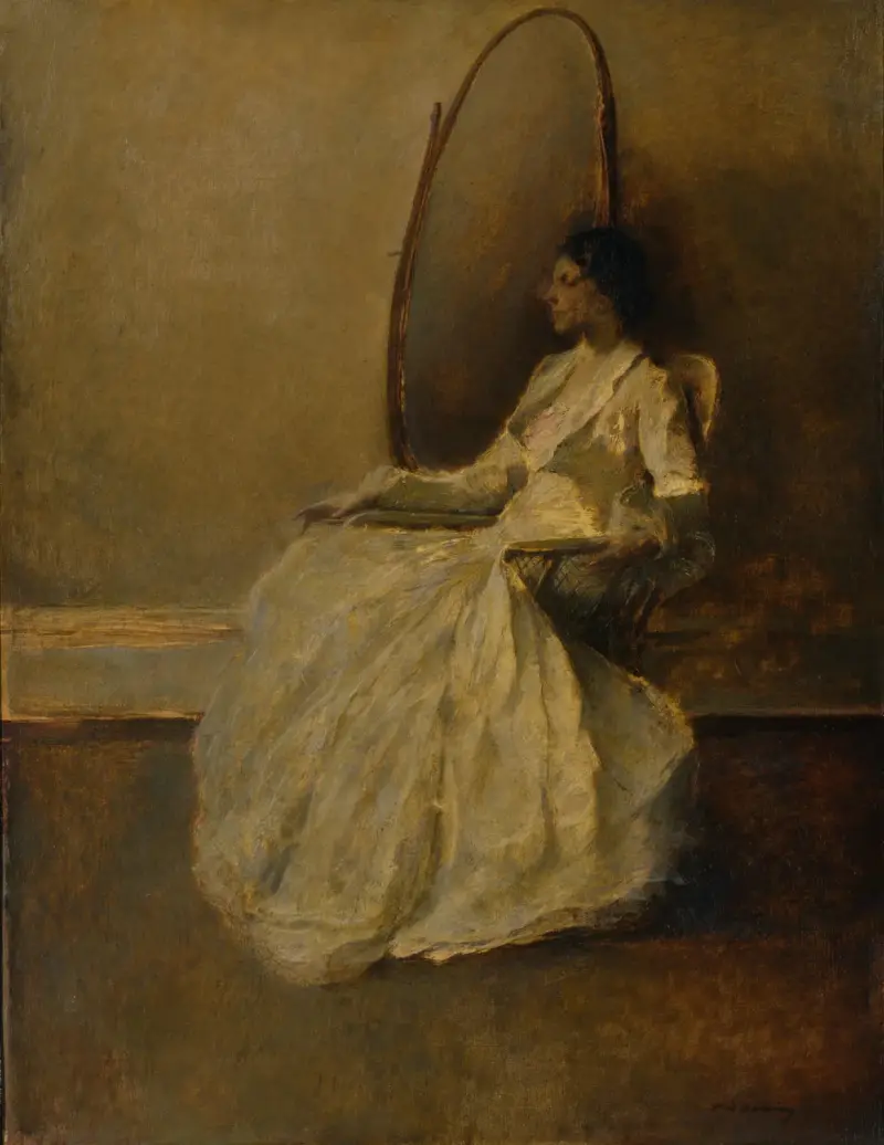 Dame in Weiß (Nr. 1), 1910 – Nr. 2 von Thomas Wilmer Dewing