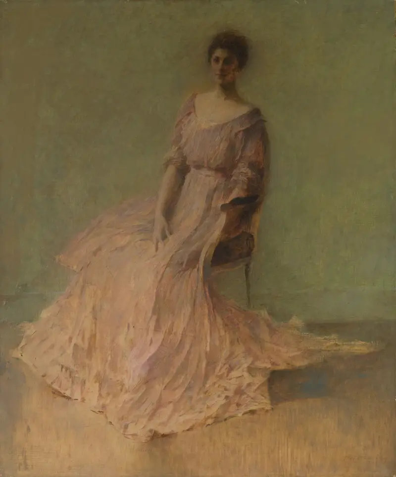 Šeříkové šaty, Thomas Wilmer Dewing