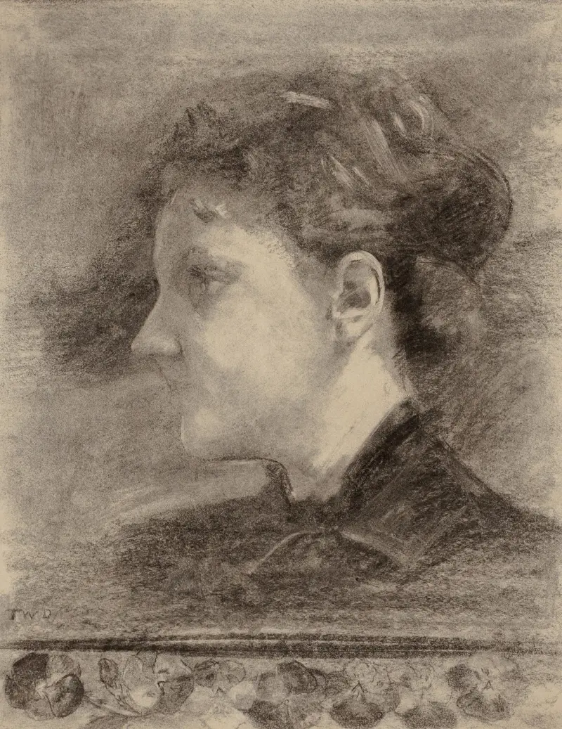 Pansy Cotton (Mariette Benedict Cotton), Thomas Wilmer Dewing