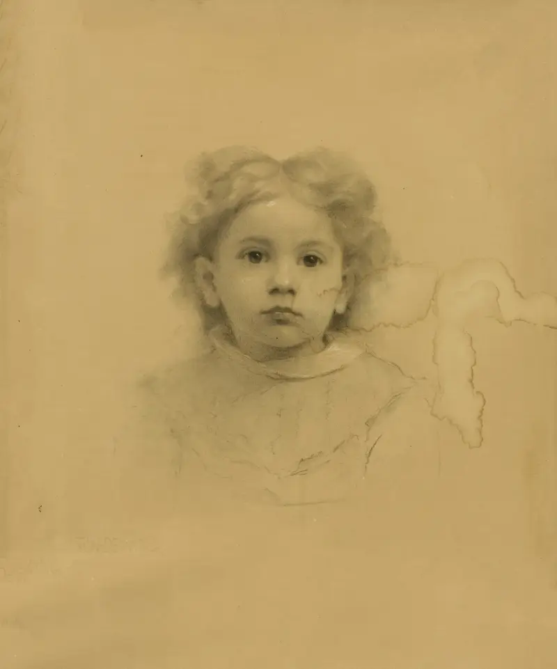 Portrait of Ethel D. Puffer av Thomas Wilmer Dewing