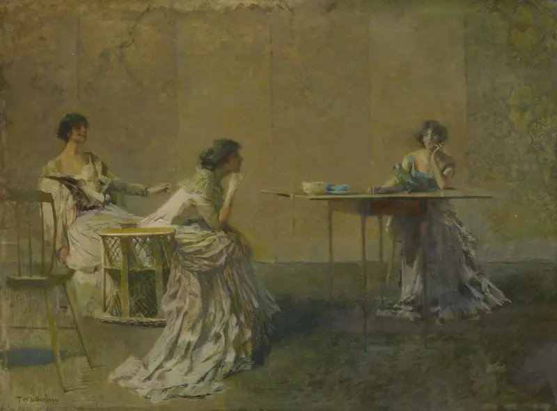 Der Klatsch von Thomas Wilmer Dewing
