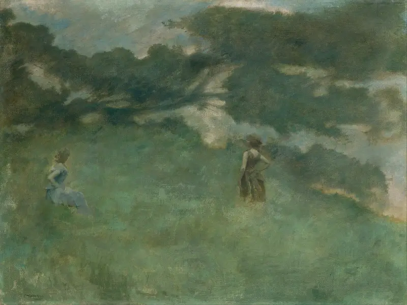 Samotnik (drozd), Thomas Wilmer Dewing
