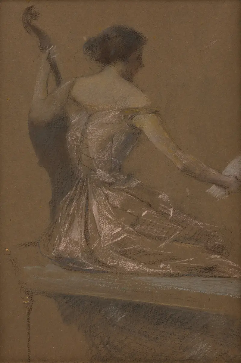 Der Musiker von Thomas Wilmer Dewing