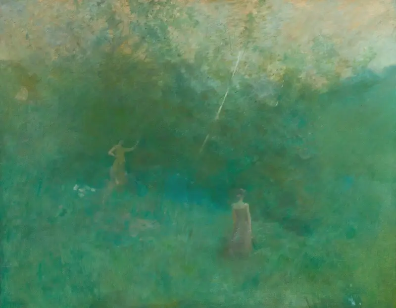 The White Birch, Thomas Wilmer Dewing