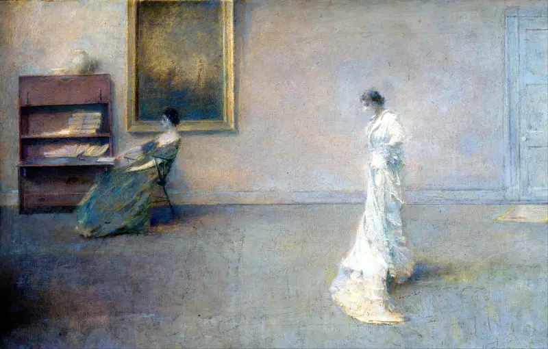 Das weiße Kleid von Thomas Wilmer Dewing
