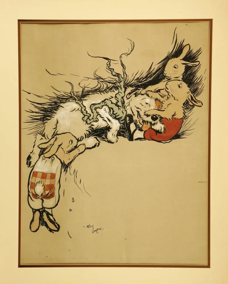 Originalillustration von Cecil Charles Windsor Aldin