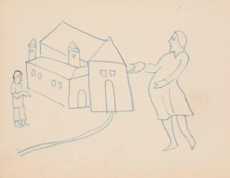 Sketches and drawings related to ‘Der Soldat in der deutschen Vergangenheit’, by George Liebe. av Winold Reiss