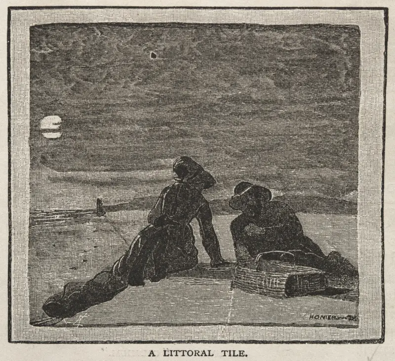 A Littoral Tile av Winslow Homer