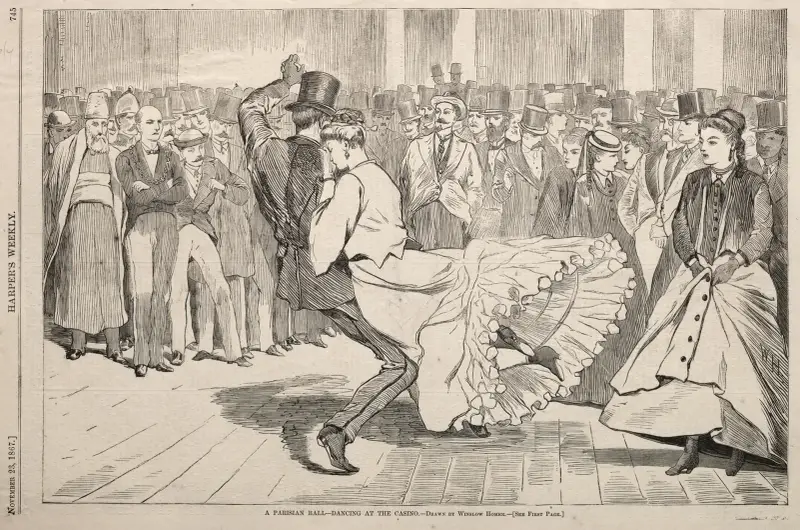 En parisisk bal – dans på kasinot av Winslow Homer