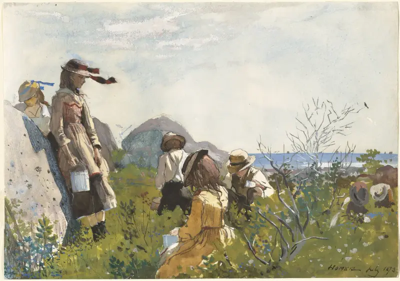 Sběračky bobulí, Winslow Homer