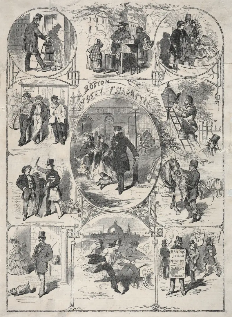 Boston Street Characters av Winslow Homer