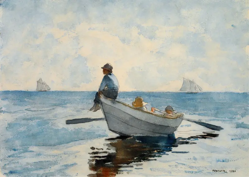 Boys in a Dory av Winslow Homer