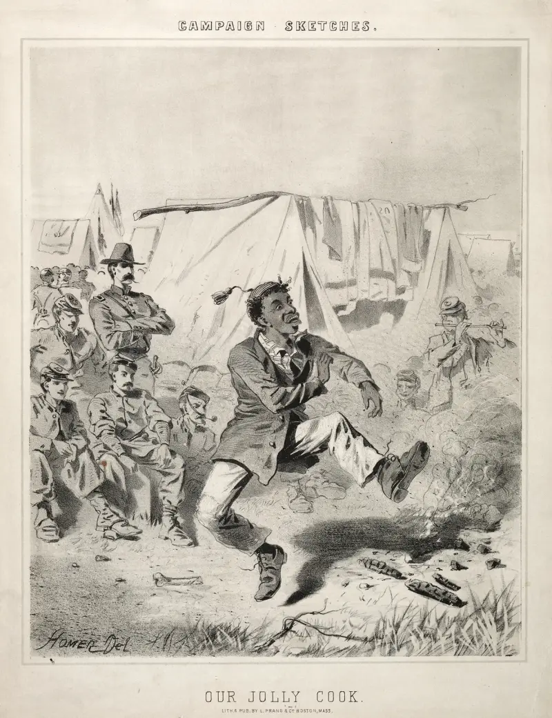 Campaign Sketches; Our Jolly Cook av Winslow Homer