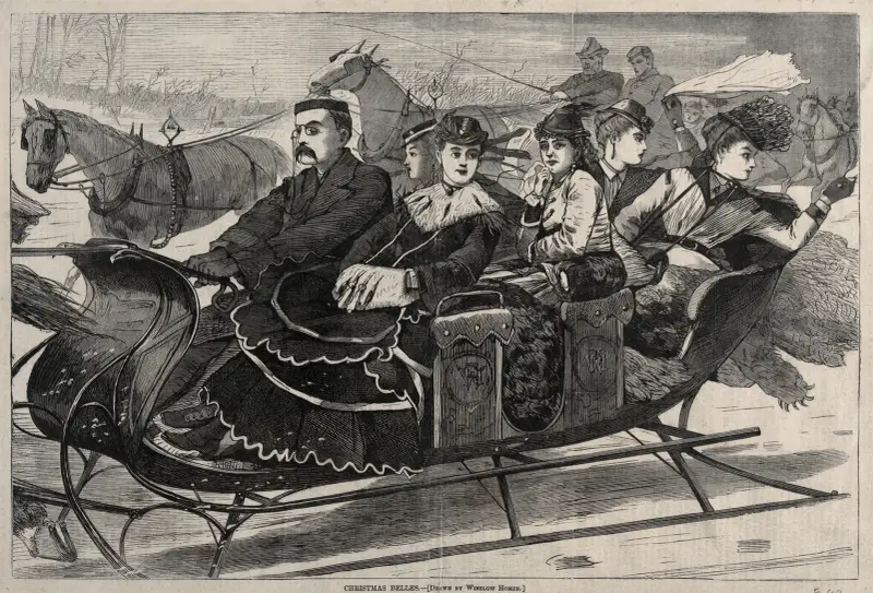 Christmas Belles av Winslow Homer