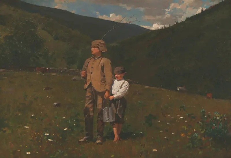 Crossing the Pasture av Winslow Homer