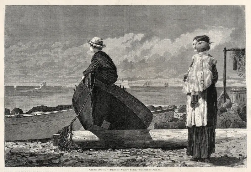 „Táta jde!“, Winslow Homer