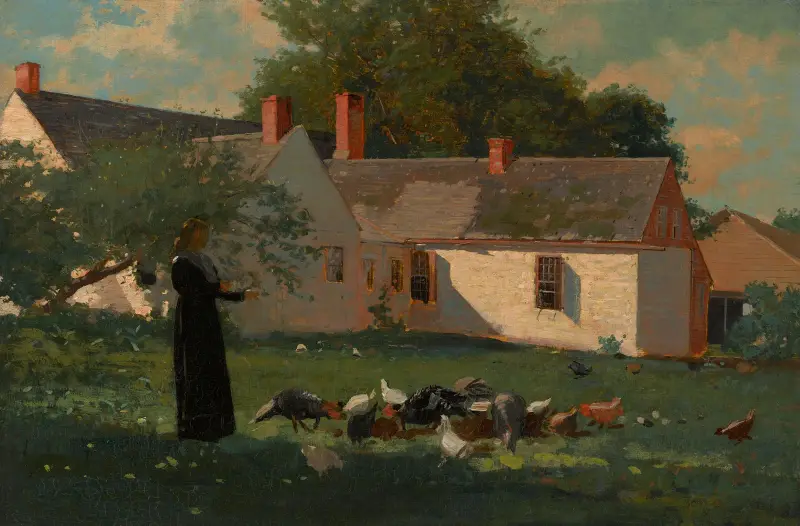 Bauernhofszene von Winslow Homer